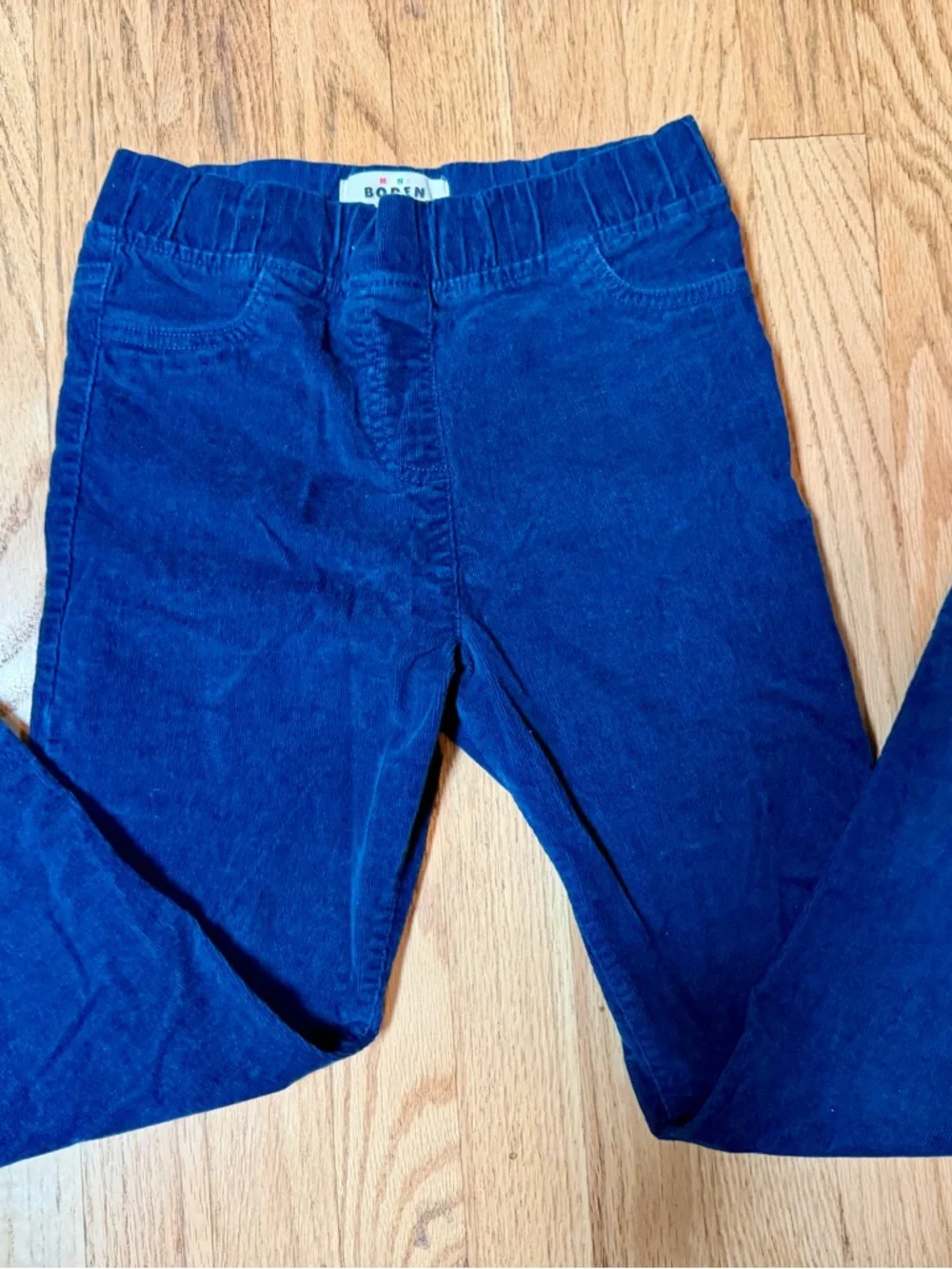 Mini Boden Dark Blue Corduroy Knit Pants 11y